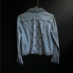 Levi Gucci print denim jacket